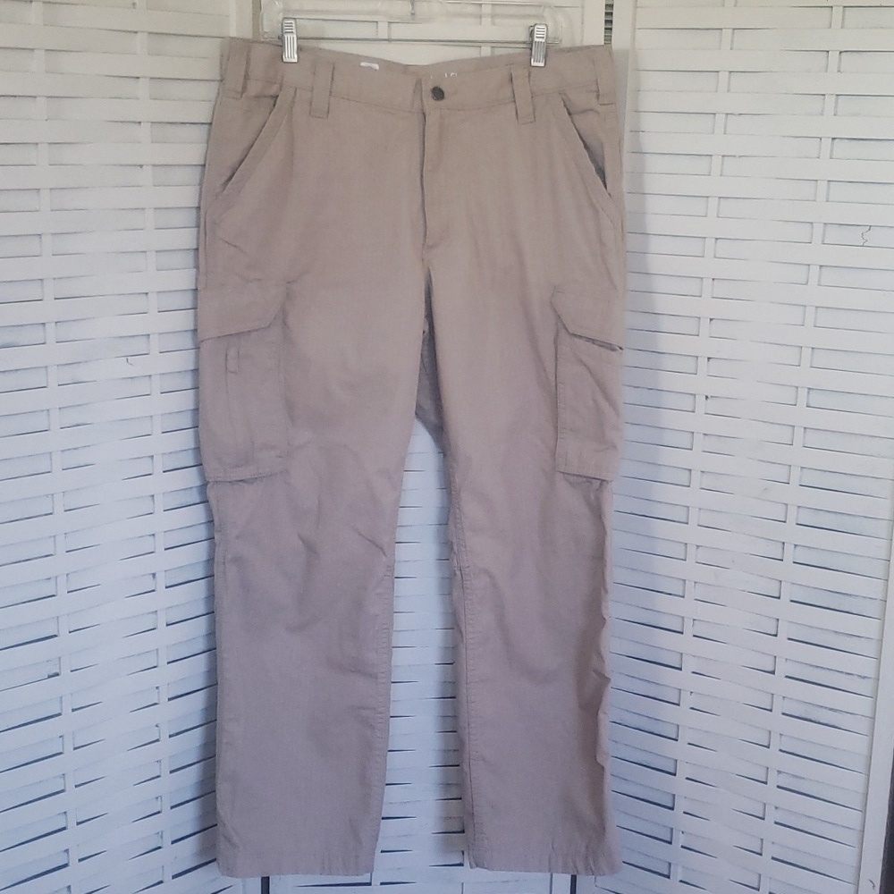 Carhartt Force relaxed fit beige cargo mens pants 36 x 30